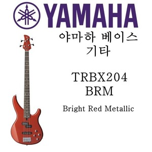 야마하 베이스 기타 TRBX204 BRM